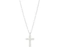 Кулон Kendra Scott Cross Crystal на цепочке с кристаллами циркония