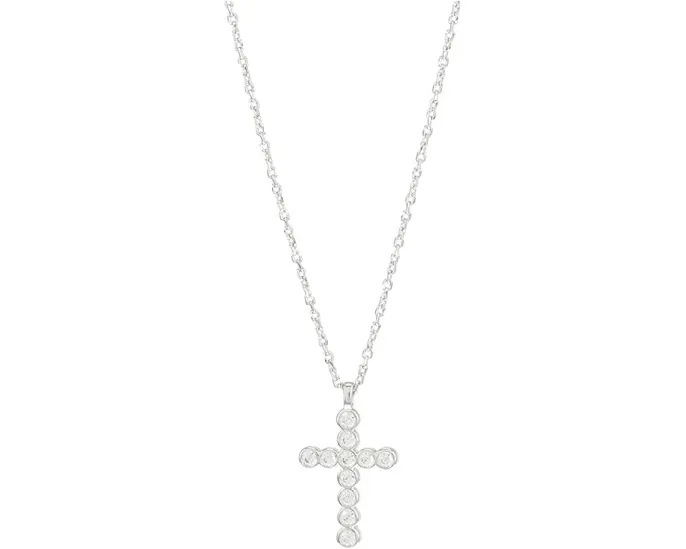 Кулон Kendra Scott Cross Crystal на цепочке с кристаллами циркония