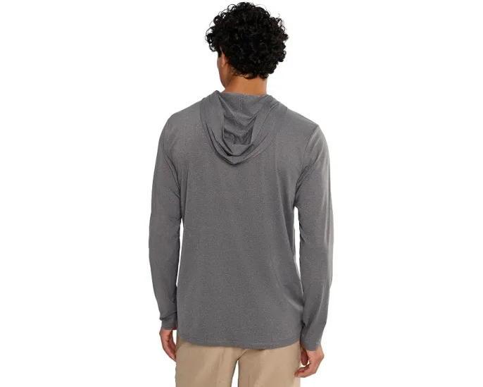 Футболка Hurley Hybrid Hooded Upf Long Sleeve с защитой UPF 50+ серая