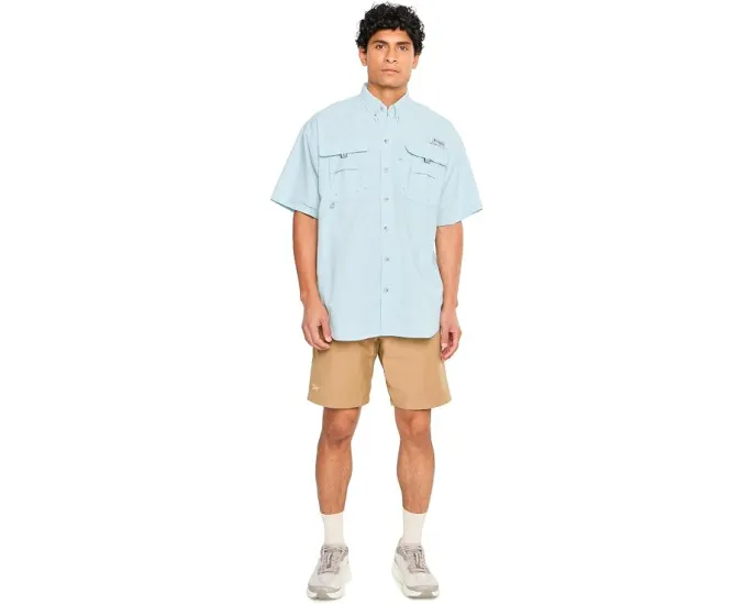 Рубашка Columbia PFG Bahama II с коротким рукавом цвета Light Camel