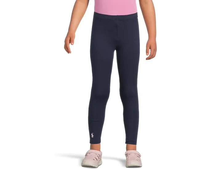 Polo Ralph Lauren Kids Леггинсы из стрейч-хлопка для малышей с вышитым пони