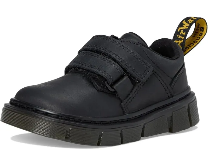 Туфли Dr. Martens Raffe Shoe T для малышей с ремешками на липучке