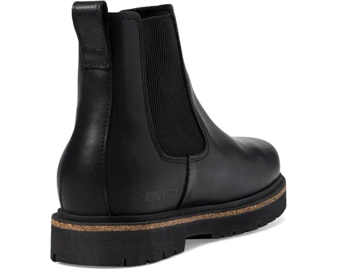 Ботинки Birkenstock Highwood Slip-On Deep Blue из замши с пробковой стелькой