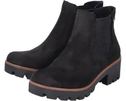 Ботильоны Rieker Amalia 65 на платформе с искусственным мехом внутри