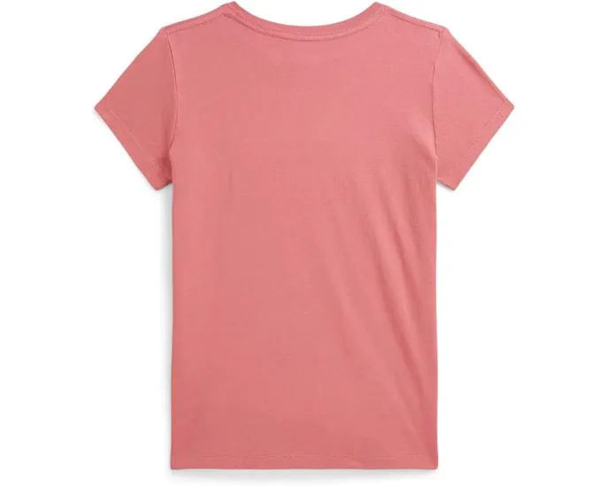 Детская футболка Polo Ralph Lauren с логотипом из хлопкового джерси для малышей и детей младшего возраста