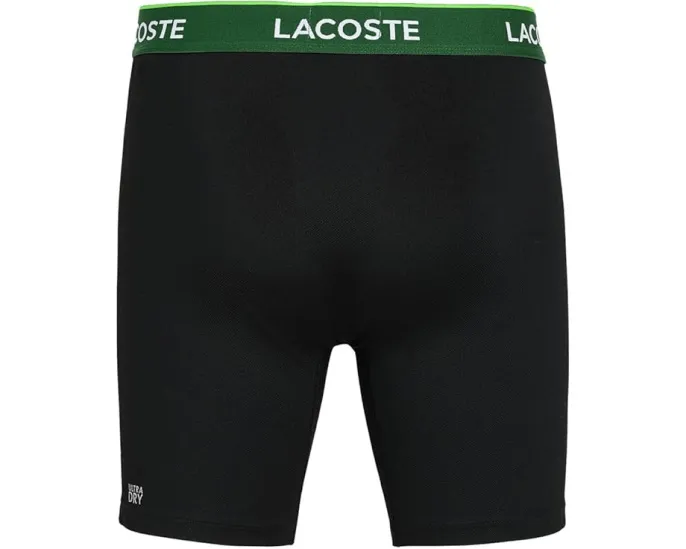 Lacoste 3 пары технологичных сетчатых трусов-боксеров с технологией Ultra Dry