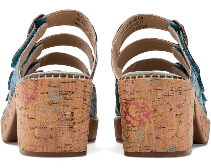 L'Artiste by Spring Step Сандалии Teetimer на пробковой платформе с цветочным принтом