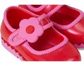 Балетки Hip Ballerina с аппликацией цветка и липучкой Mini Melissa