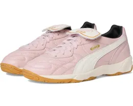 Кроссовки King Indoor от PUMA с кожаным верхом и золотым тиснением