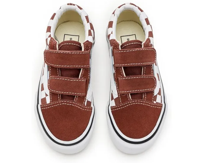 Детские кроссовки Vans Old Skool V на липучках