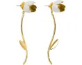 Серьги Kate Spade New York Golden Bloom с цветочным дизайном