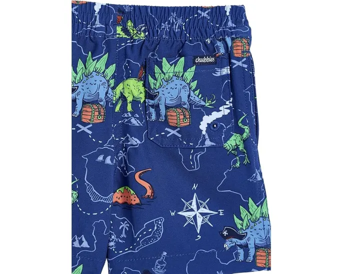 Плавательные шорты Chubbies Kids The Lil Rex Marks The Spot с динозаврами