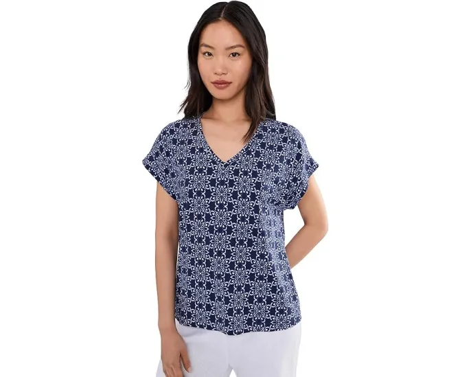 Футболка Kauai Coastal Tiles Tommy Bahama с принтом плитки