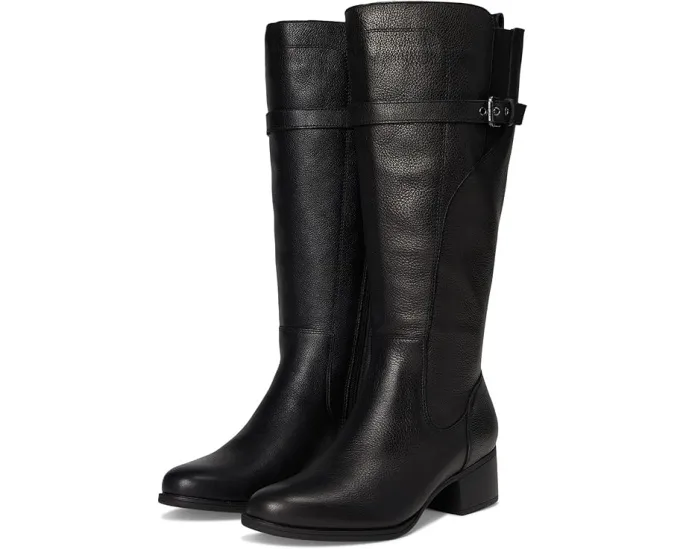 Высокие сапоги Naturalizer Kenna Wide Calf до колена с ремнем и пряжкой