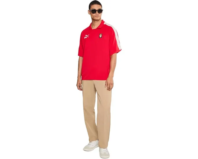 Футболка Puma King Fanpack Spain с воротником-стойкой