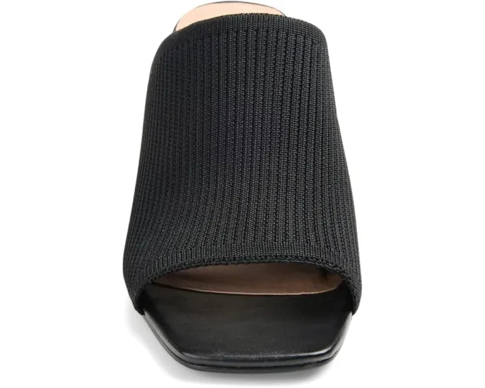 Мюли Journee Collection Lorenna с квадратным носком и вязаным верхом