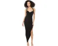 Вечернее платье Norma Kamali Cayla Side Drape Gown черное с драпировкой по бокам