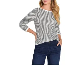 Топ NIC+ZOE с зигзагообразным узором и эффектом ряби