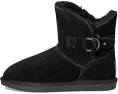 Зимние угги Bearpaw Steph из замши с подкладкой из шерсти и декоративной пряжкой