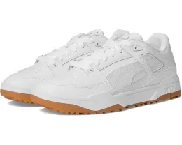 Кроссовки для гольфа Puma Slipstream-G с кожаным верхом и фирменным брендингом