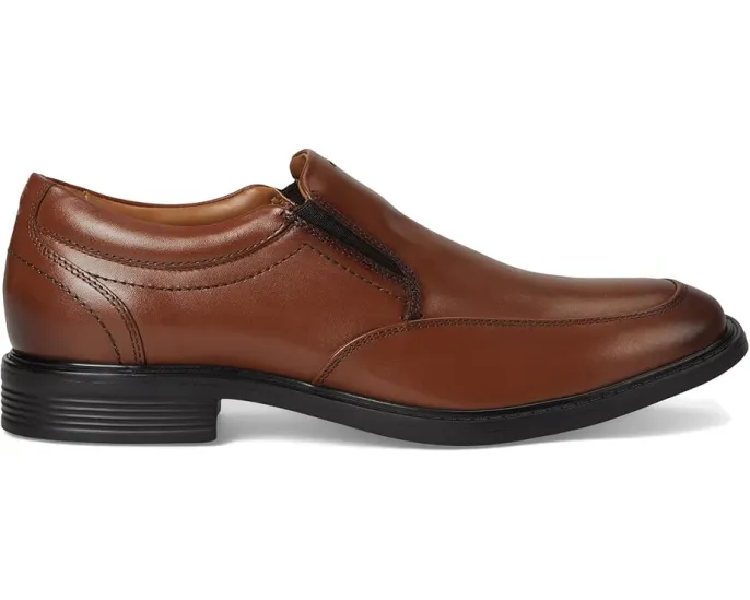 Туфли Nunn Bush Stark Moccasin Toe Slip-On из кожи без шнуровки
