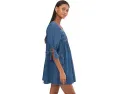 Мини-платье Free People Sonora Denim из денима с квадратным вырезом