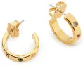 Серьги-гвоздики Kate Spade New York Set In Stone Huggies с камнями
