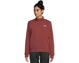 Свитшот The North Face Evolution с молнией на четверть и вышивкой