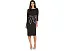 Платье Stretch Crepe Tie Front с контрастной окантовкой Adrianna Papell