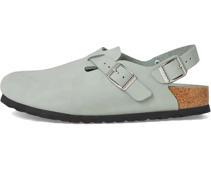 Клоги Tokio от Birkenstock из нубука с регулируемым задним ремешком