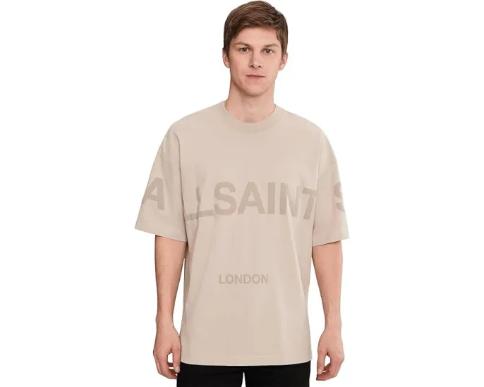 Футболка AllSaints Biggy с коротким рукавом и объемным кроем