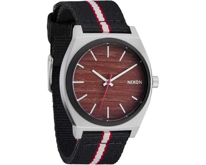 Nixon Часы Time Teller Nylon с нейлоновым ремешком и водозащитой 100 м