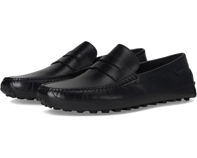 Замшевые лоферы Cole Haan Davies Grand Penny с круглым носком и резиновой подошвой
