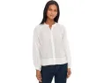 Топ Madewell Germaine с V-образным вырезом и рубашечным кроем
