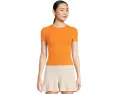 Футболка UGG Miriam Baby Tee Rib с ребристой структурой и логотипом