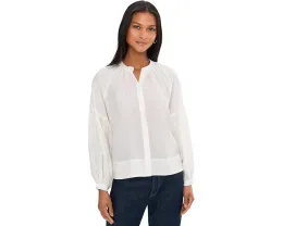 Топ Madewell Germaine с V-образным вырезом и рубашечным кроем