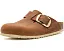 Клоги Birkenstock Boston Big Buckle из гладкой кожи с анатомической стелькой