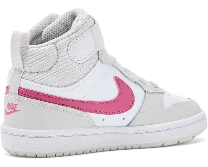 Кроссовки Nike Kids Court Borough Mid 2 для младших детей с застежкой на липучке
