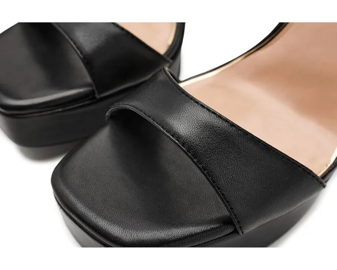 Туфли на шпильке GUESS Hendora с открытым квадратным носком и ремешком