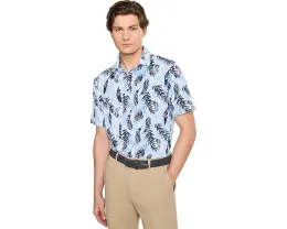 Polo Black Clover Hidden Clover с технологией Dry Tech и рисунком пальмовых листьев