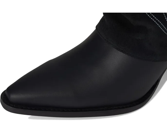 Dingo Wild Fire ботинки из замши с наборным каблуком в ковбойском стиле