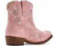 Детские ковбойские сапоги Blossom с цветочной вышивкой и острым носком