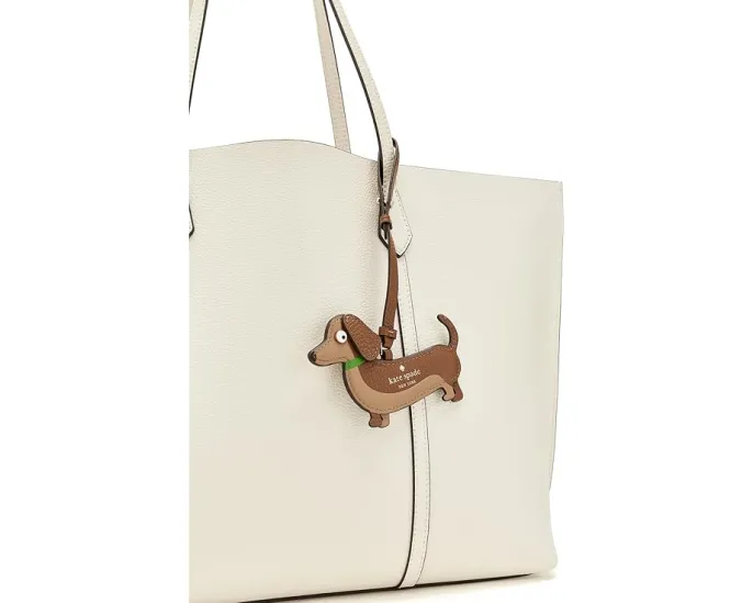 Подвеска для сумки в виде собаки от Kate Spade New York из кожи