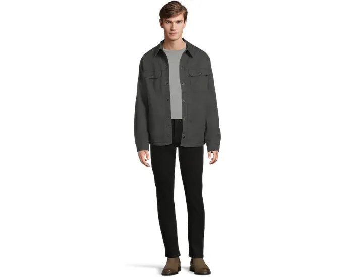 Джинсы Paige Federal Transcend Vintage Slim Straight Fit в оттенке Harlano с винтажным эффектом