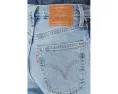 Джинсы Ribcage Ankle Deconstructed от Levi's® Premium с высокой посадкой и прямыми штанинами