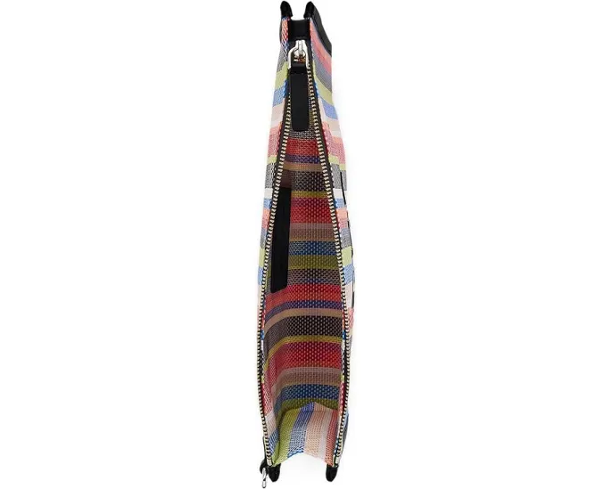 Большая сумка-пудреница The Stripe Mesh с полосатым принтом от Marc Jacobs