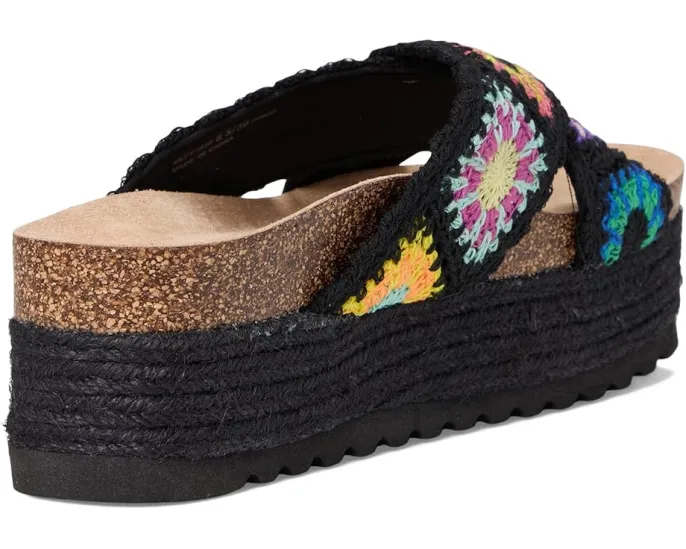 Туфли Plays от Dirty Laundry на платформе с узором и открытым носком