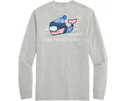 Vineyard Vines футболка с длинным рукавом и принтом лыжного кита