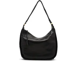 Сумка через плечо HOBO Mia Crescent Large Hobo черная