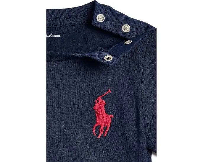 Белая футболка Polo Bear Cotton Jersey Tee для детей Polo Ralph Lauren